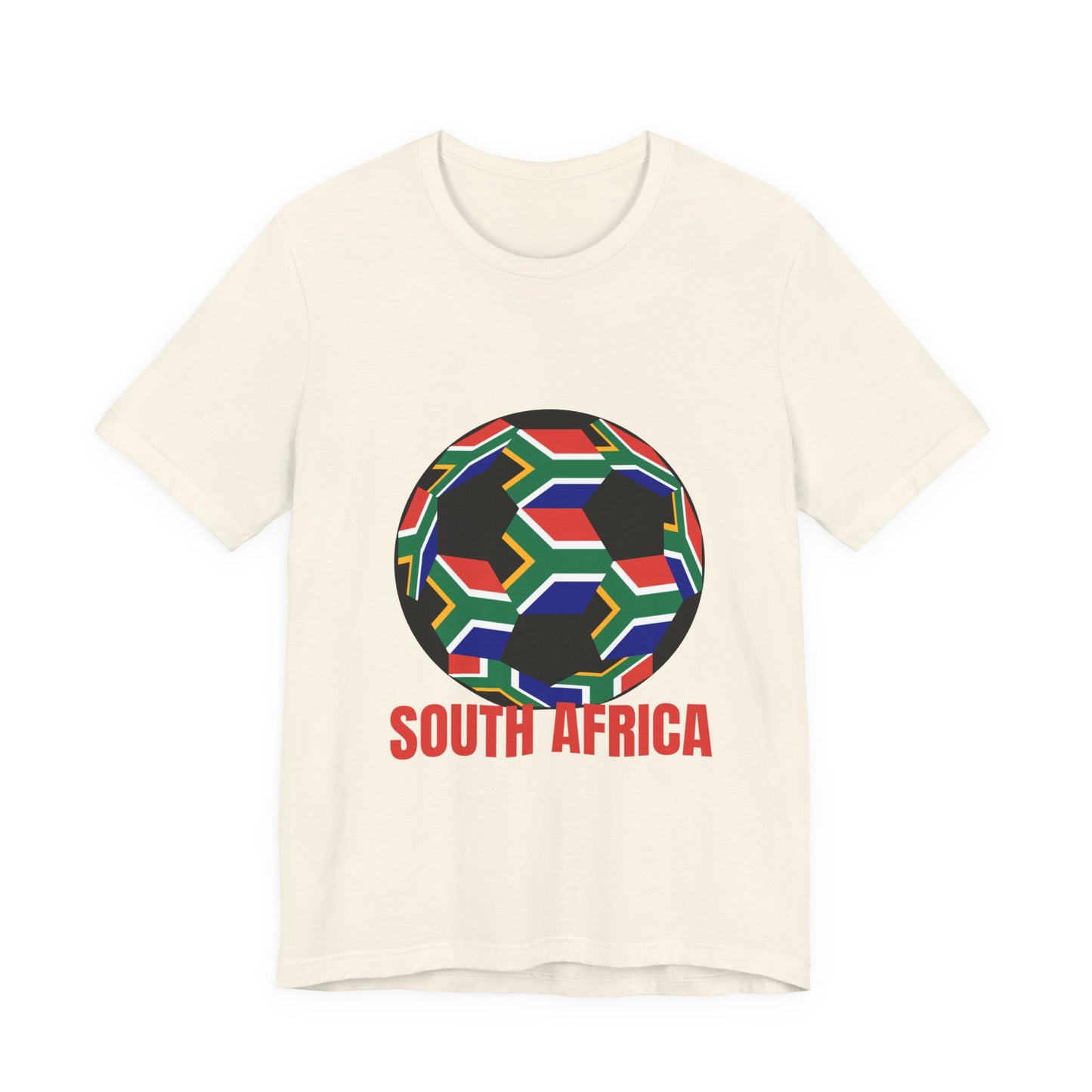 South Africa Fan Specialty Soccer Ball Design T Shirt