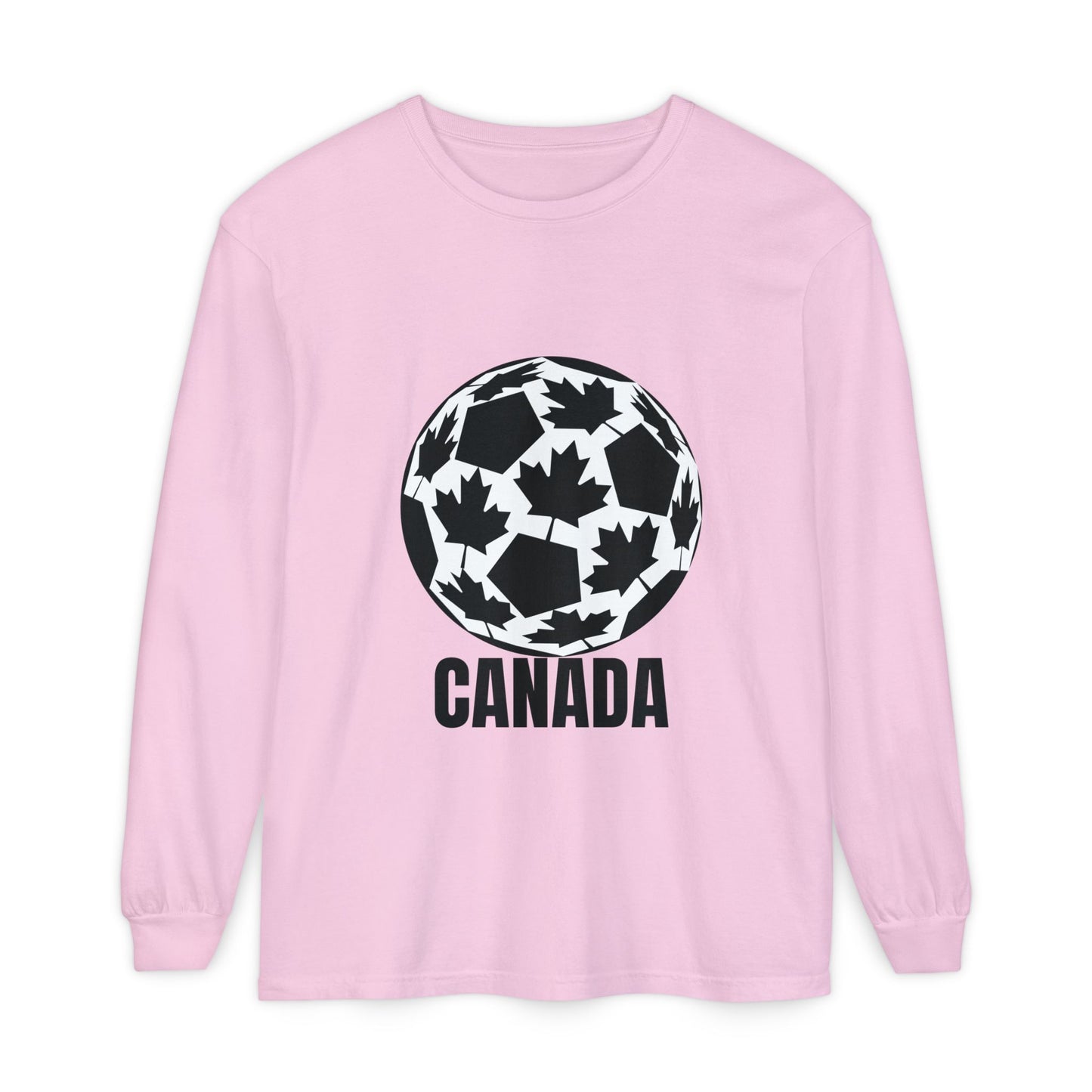 Canada Fan Specialty Soccer Ball Design Long Sleeve