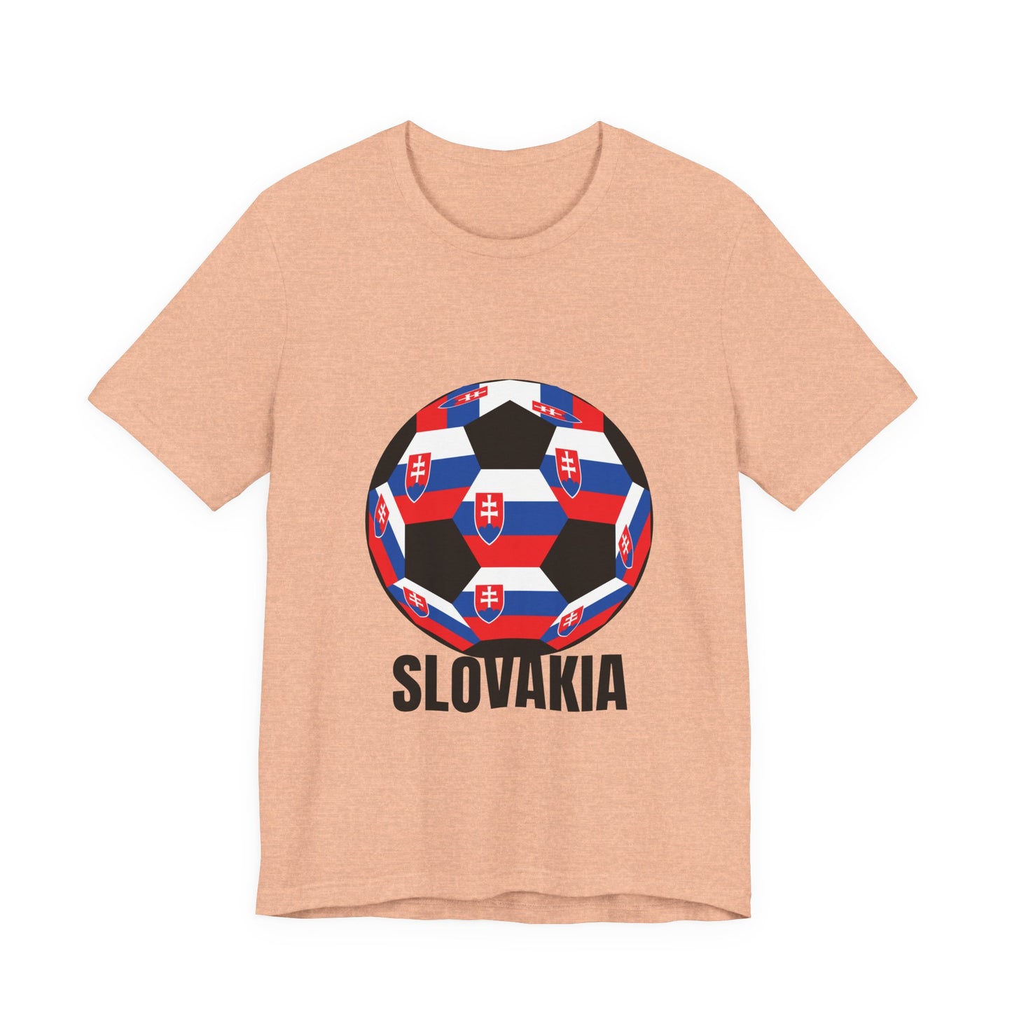 Slovakia Fan Specialty Soccer Ball Design T Shirt