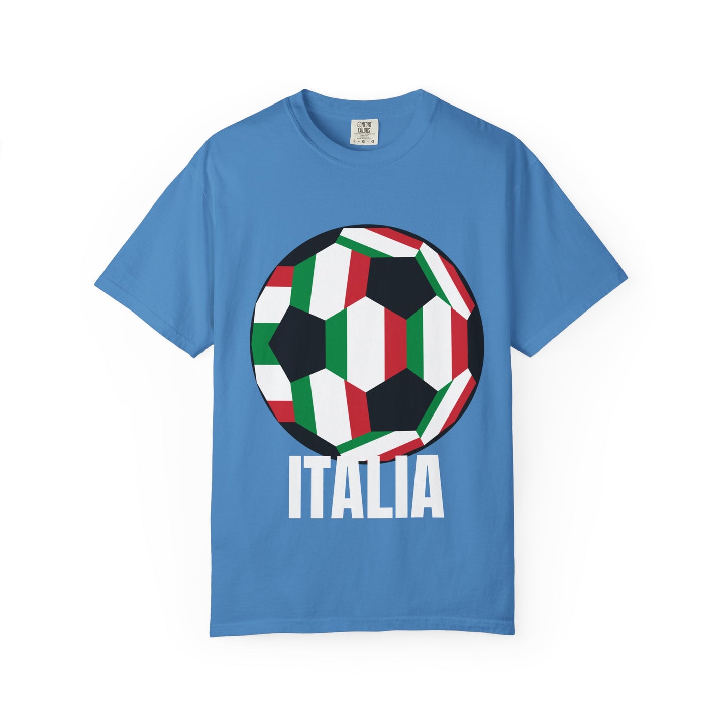 Italia Fan Specialty Soccer Ball Design T Shirt
