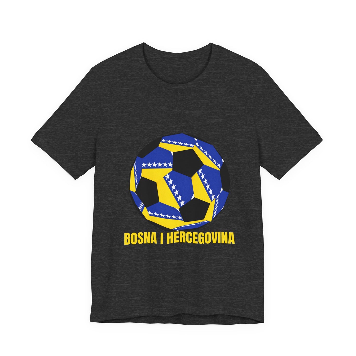 Bosnia Herzegovina Fan Specialty Soccer Ball Design T Shirt