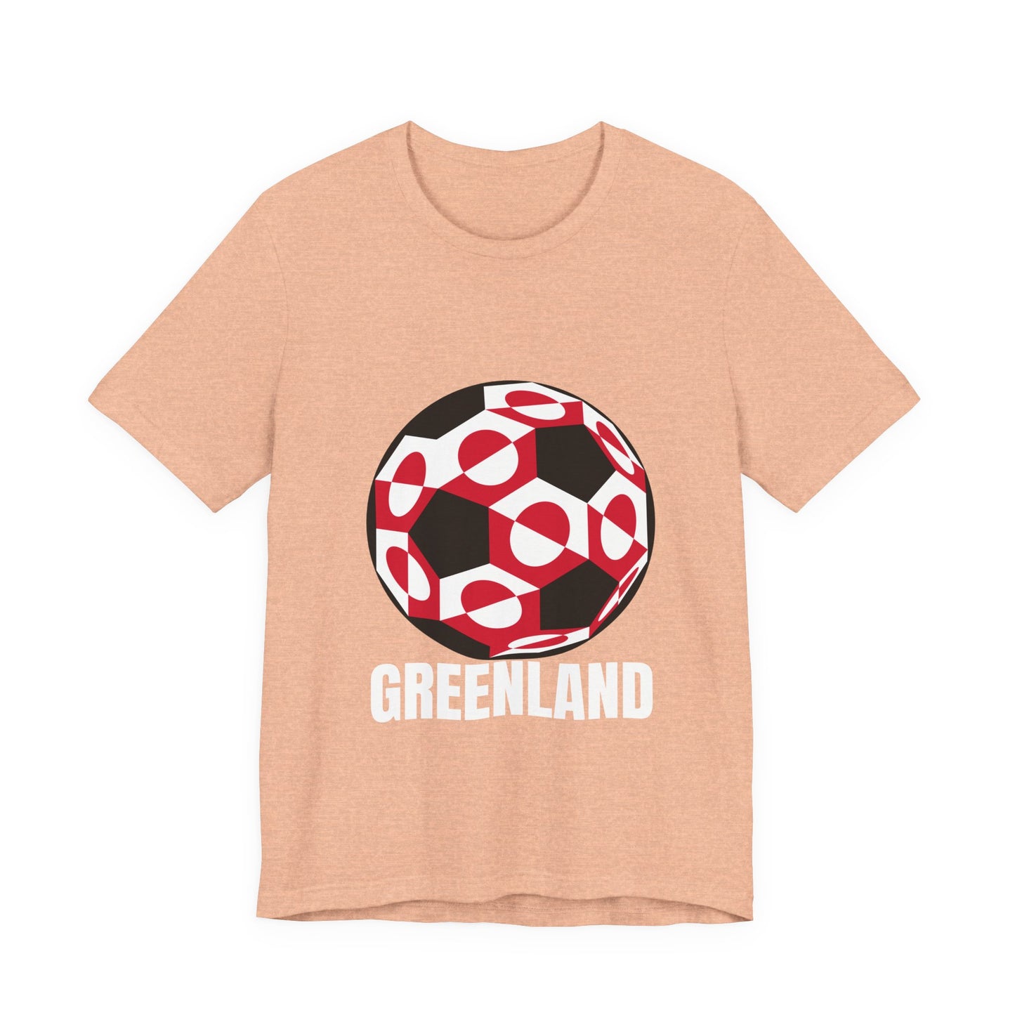 Greenland Fan Specialty Soccer Ball Design T Shirt
