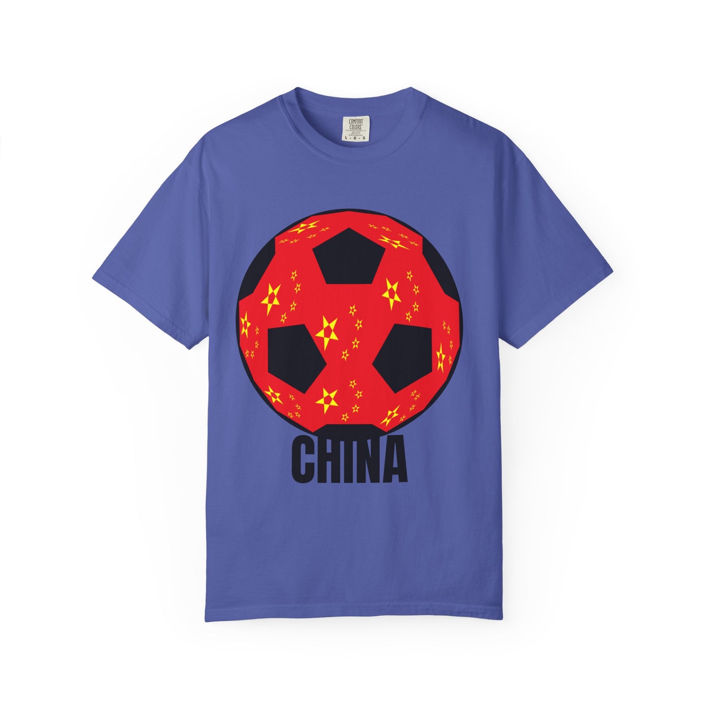 China Fan Specialty Soccer Ball Design T Shirt