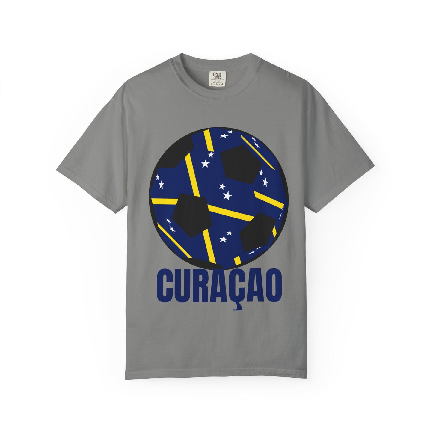 CURAÇAO Fan Specialty Soccer Ball Design T Shirt