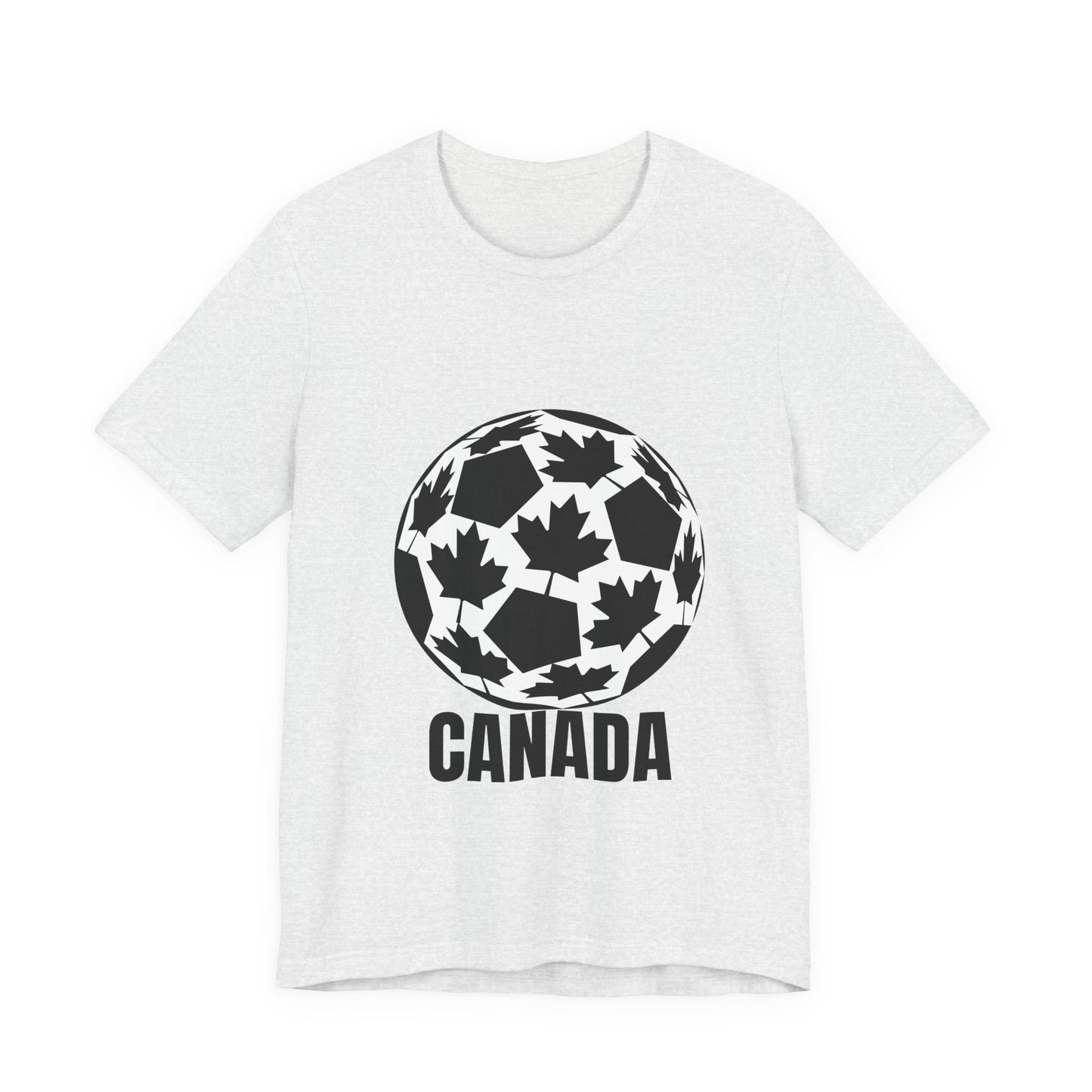 Canada Fan Specialty Soccer Ball Design T Shirt