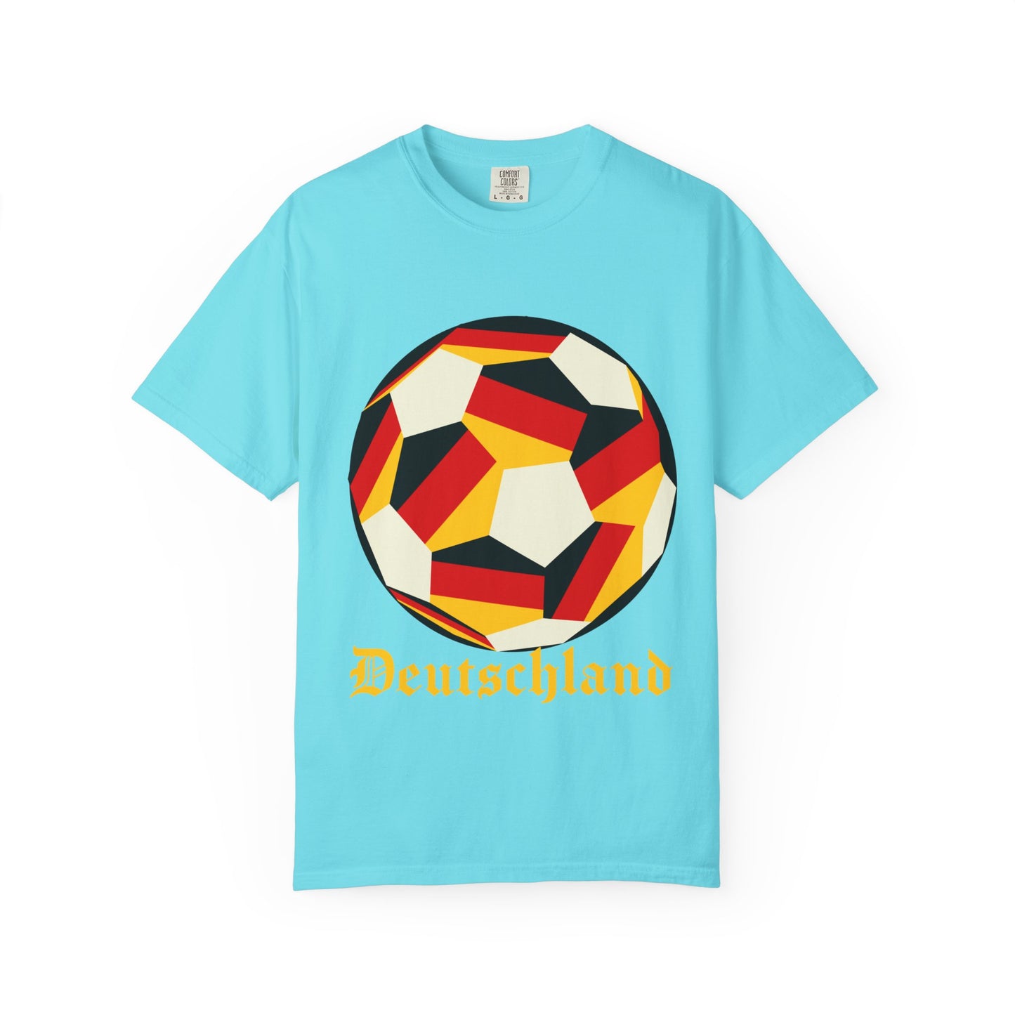 Deutschland Fan Specialty Soccer Ball Design T Shirt