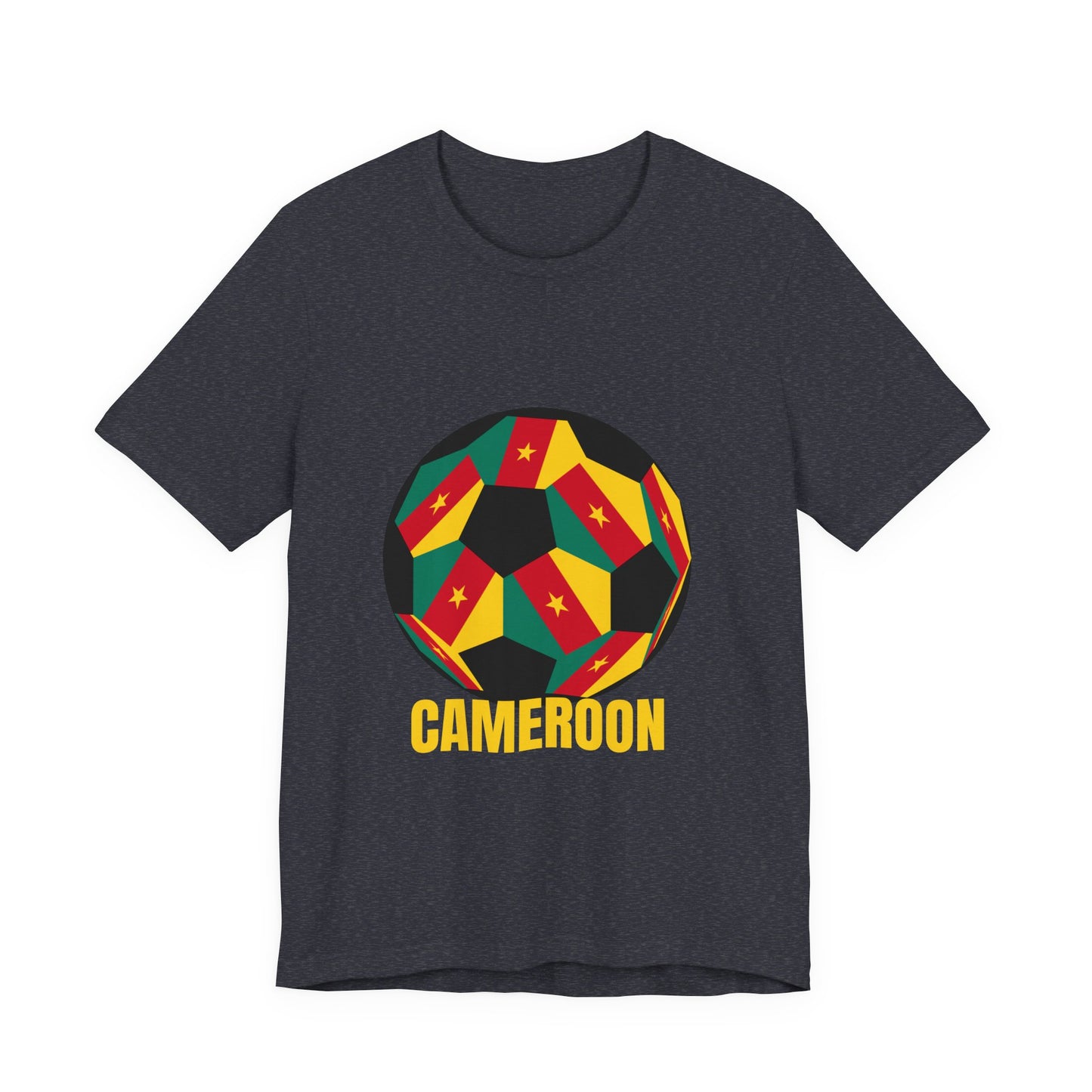 Cameroon Fan Specialty Soccer Ball Design T Shirt