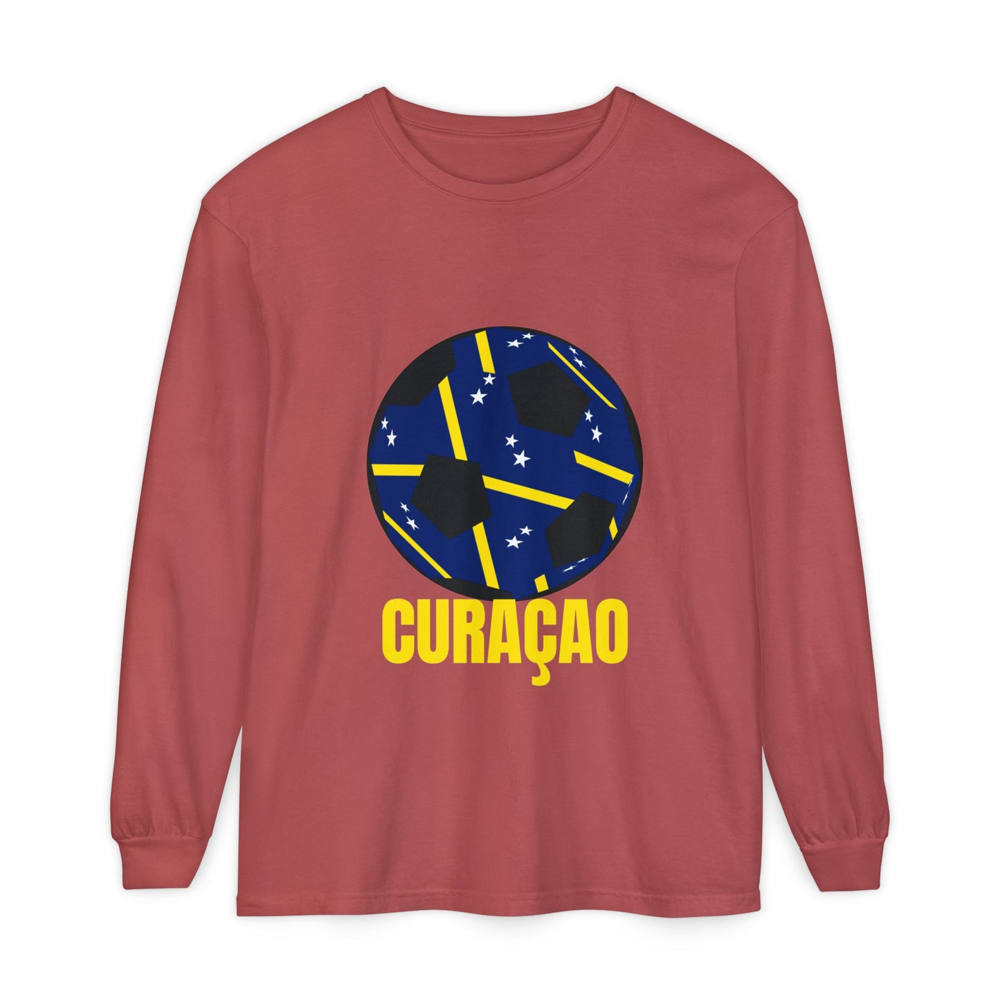 Curacao Fan Specialty Soccer Ball Design Long Sleeve