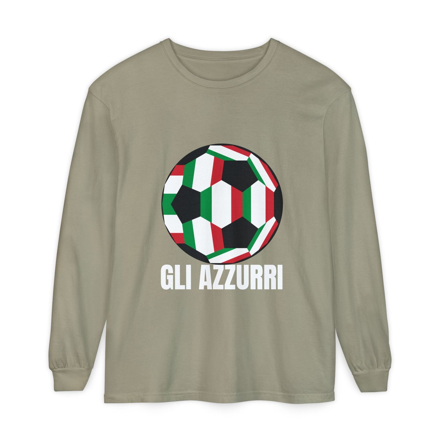 Gli Azzurri Fan Specialty Soccer Long Sleeve T-Shirt