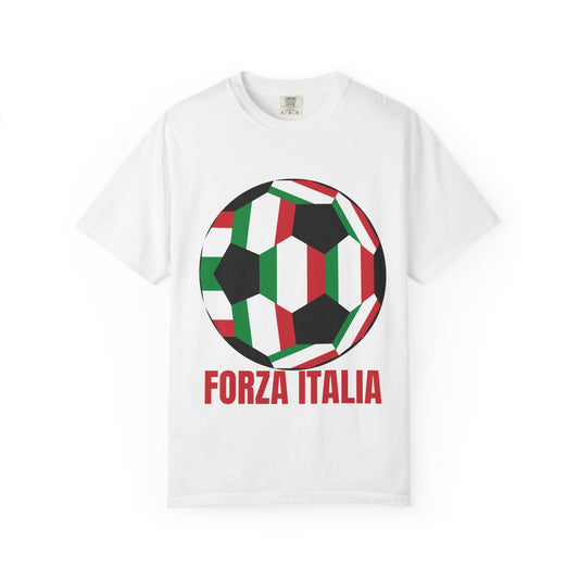 Forza Italia Fan Specialty Soccer Ball Design T Shirt