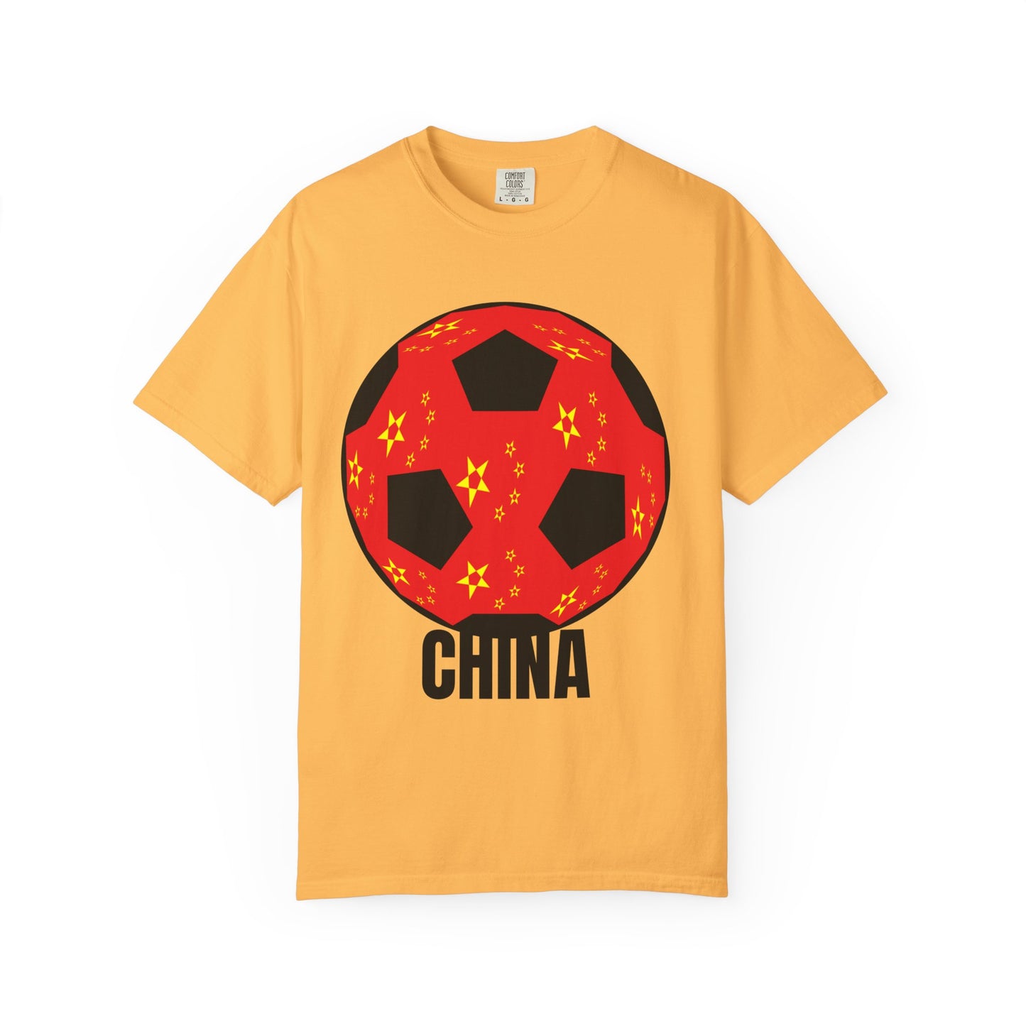 China Fan Specialty Soccer Ball Design T Shirt