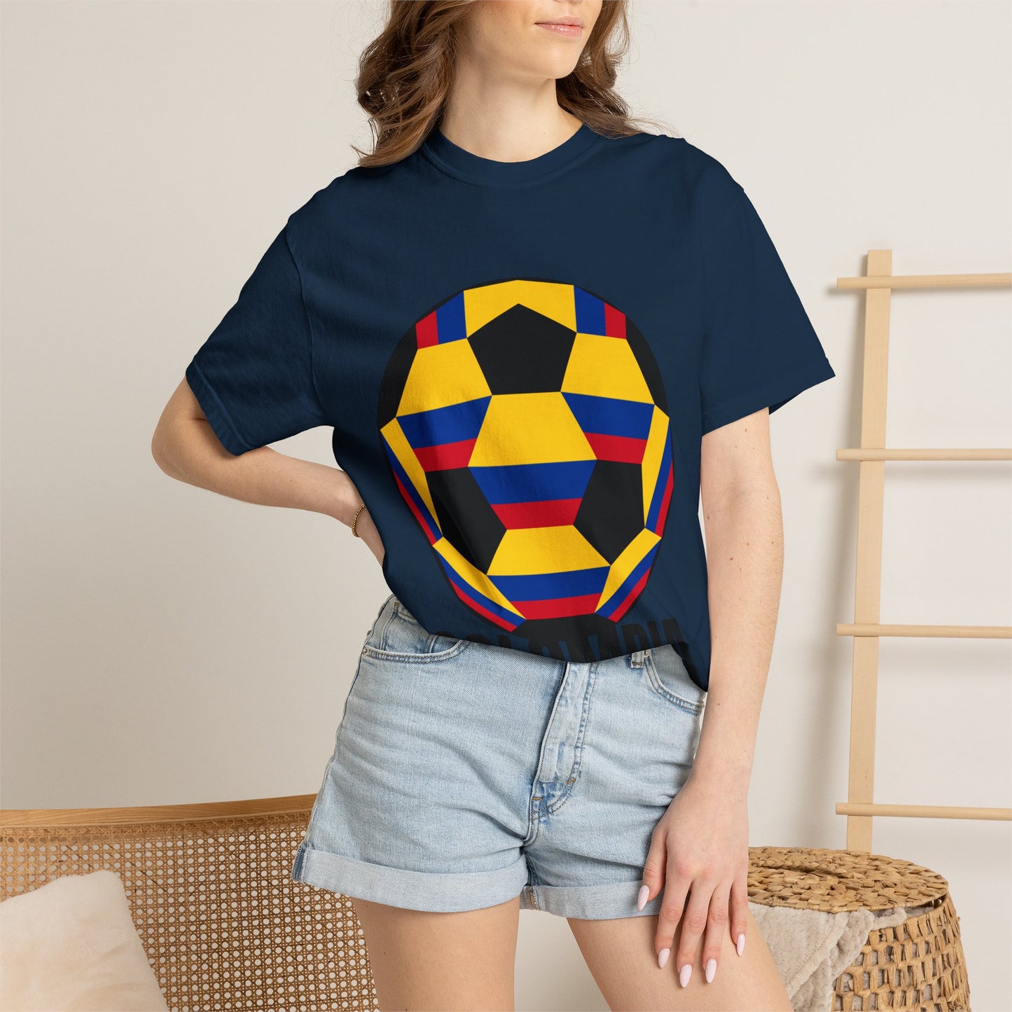 Columbia Fan Specialty Soccer Ball Design T Shirt