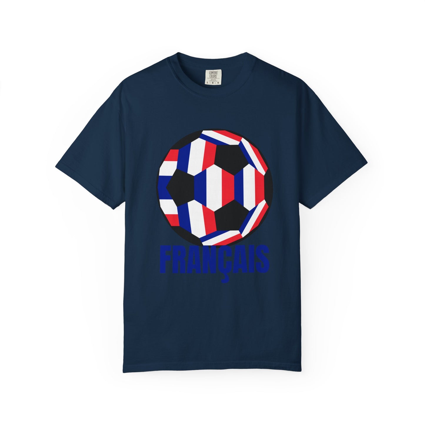 FRANÇAIS Fan Specialty Soccer Ball Design T Shirt