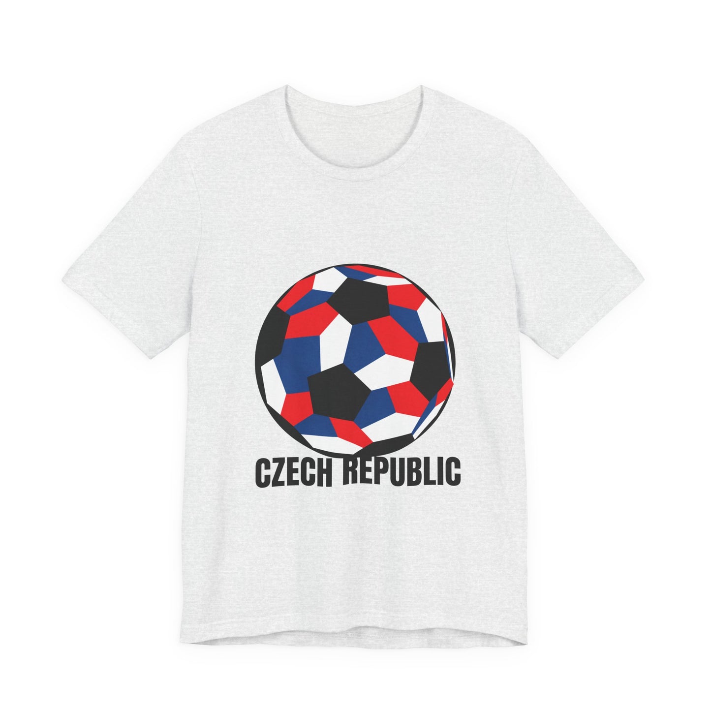 Czech Republic Fan Specialty Soccer Ball Design T Shirt