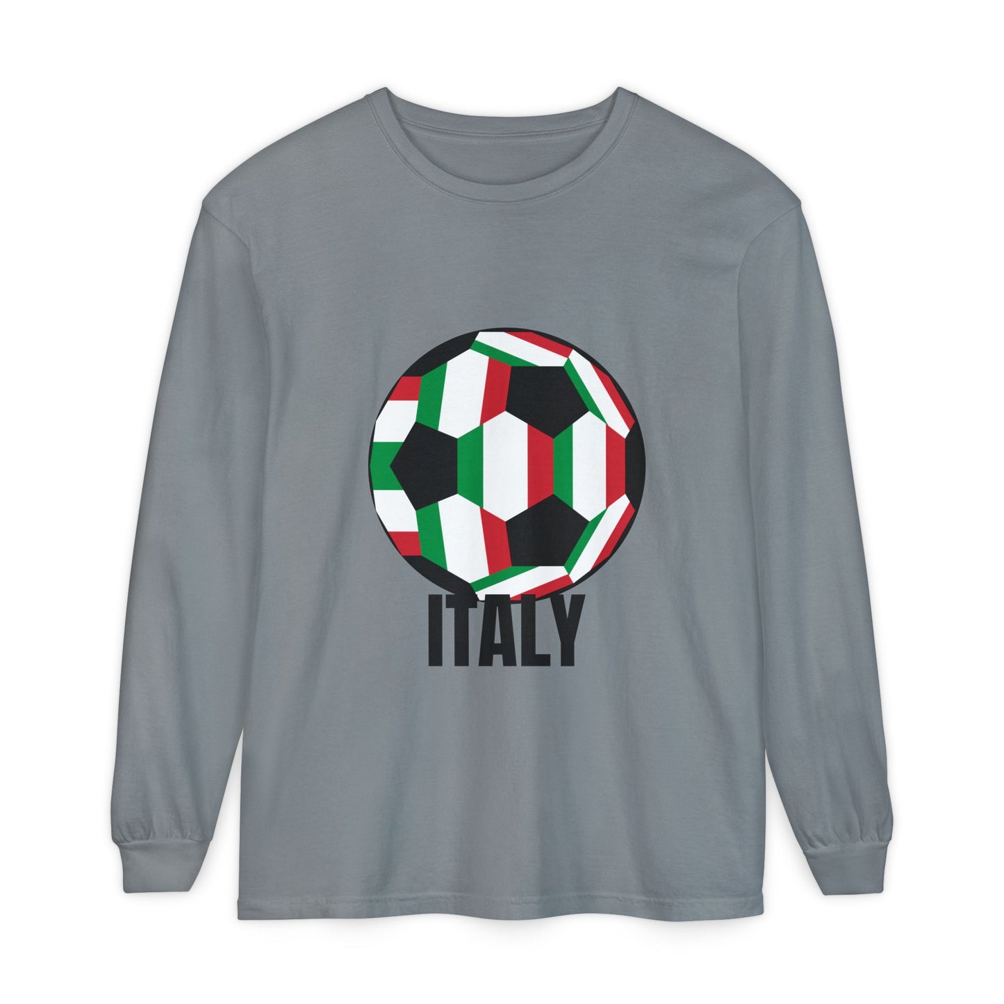 Italy Fan Specialty Soccer Ball Design T Shirt