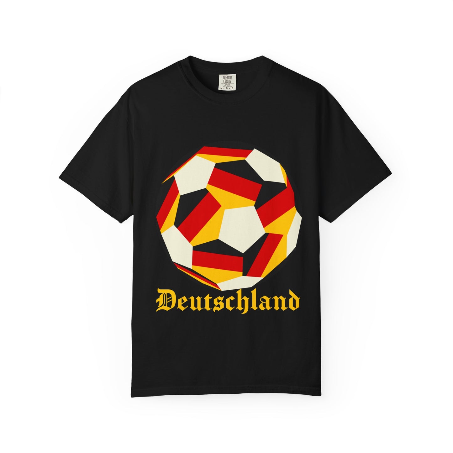 Deutschland Fan Specialty Soccer Ball Design T Shirt