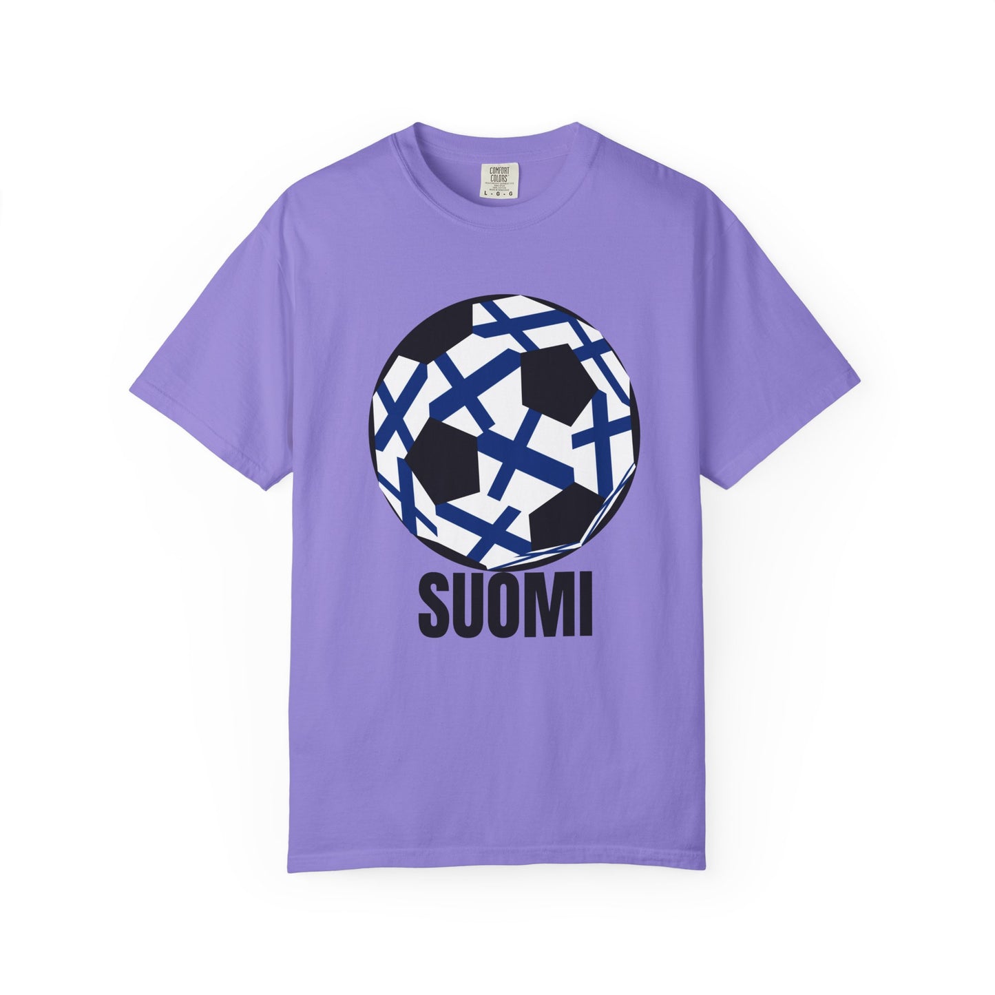 Suomi Fan Specialty Soccer Ball Design T Shirt