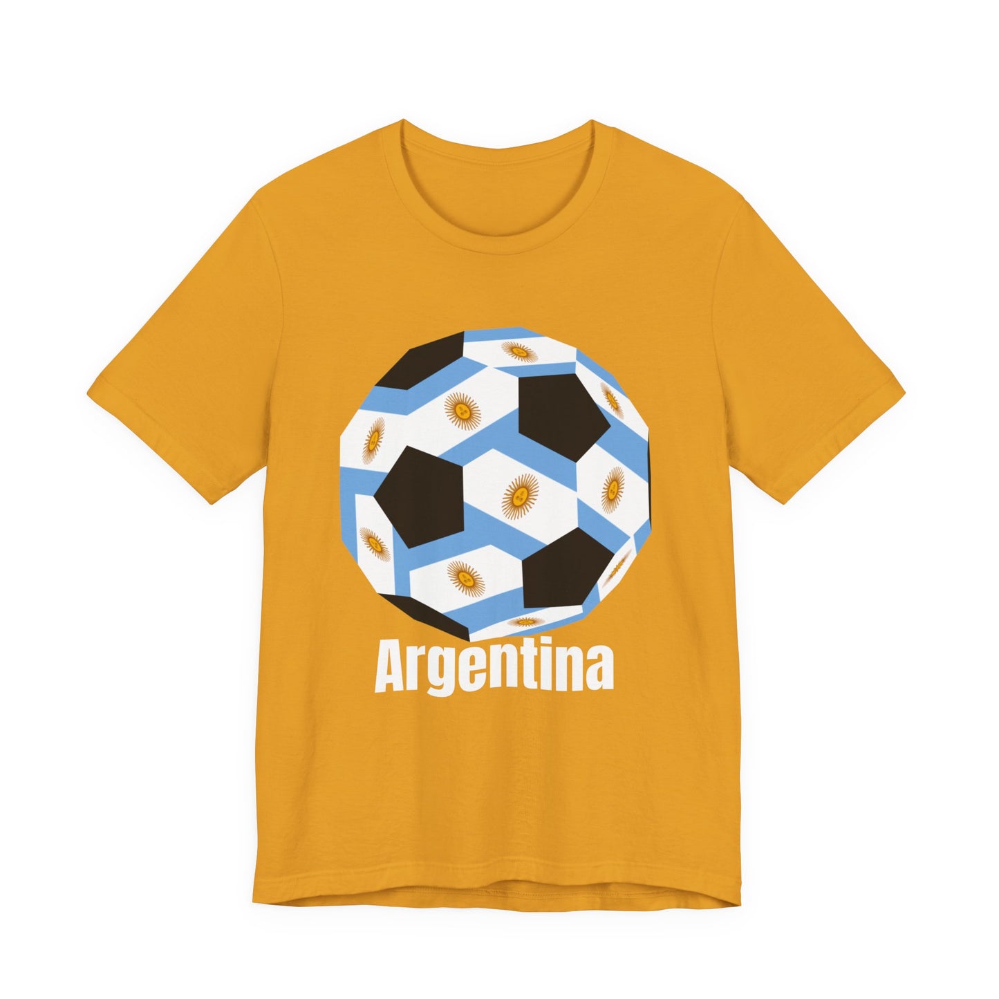 Argentina Fan Specialty Soccer Ball Design T Shirt