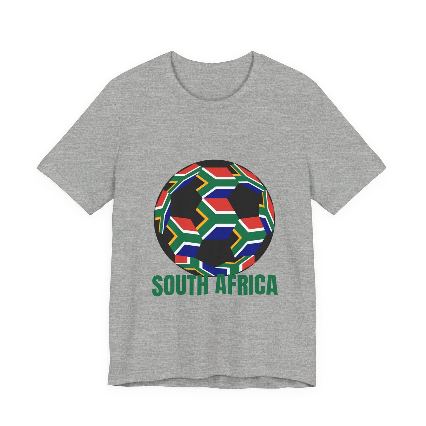 South Africa Fan Specialty Soccer Ball Design T Shirt