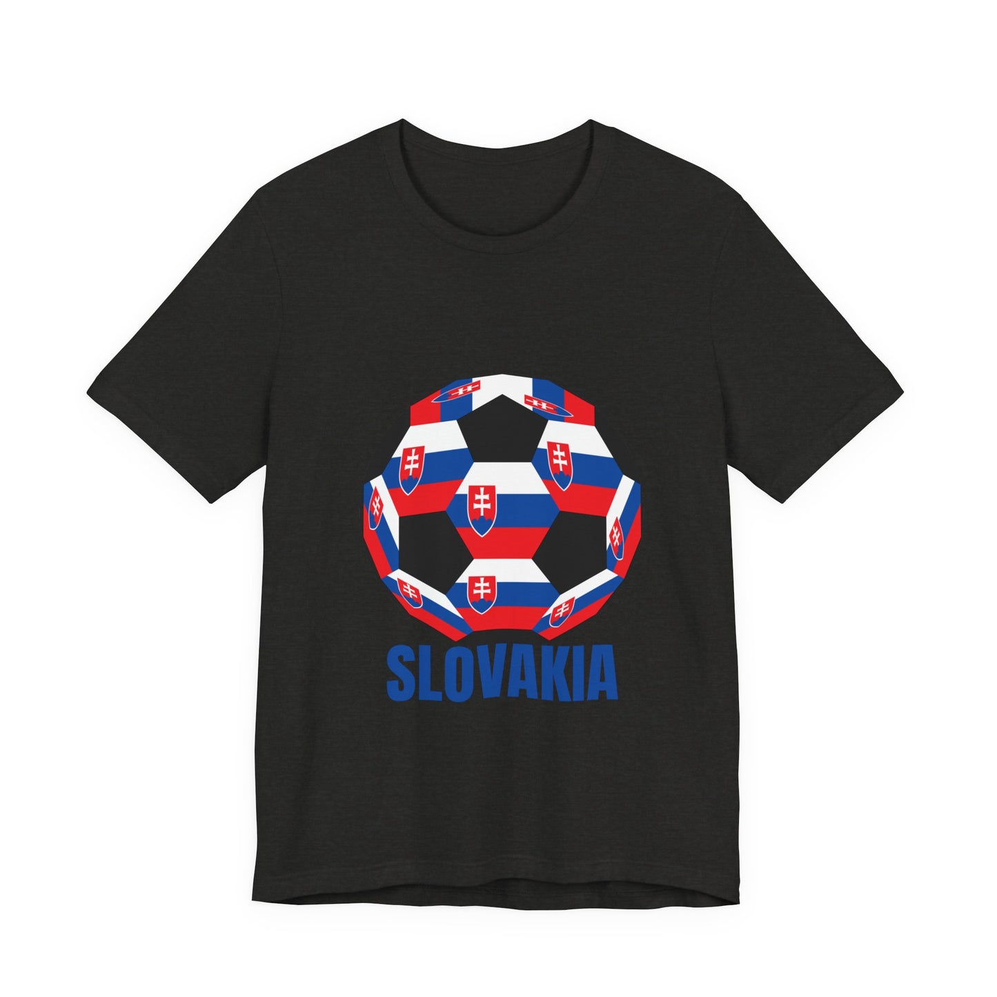 Slovakia Fan Specialty Soccer Ball Design T Shirt