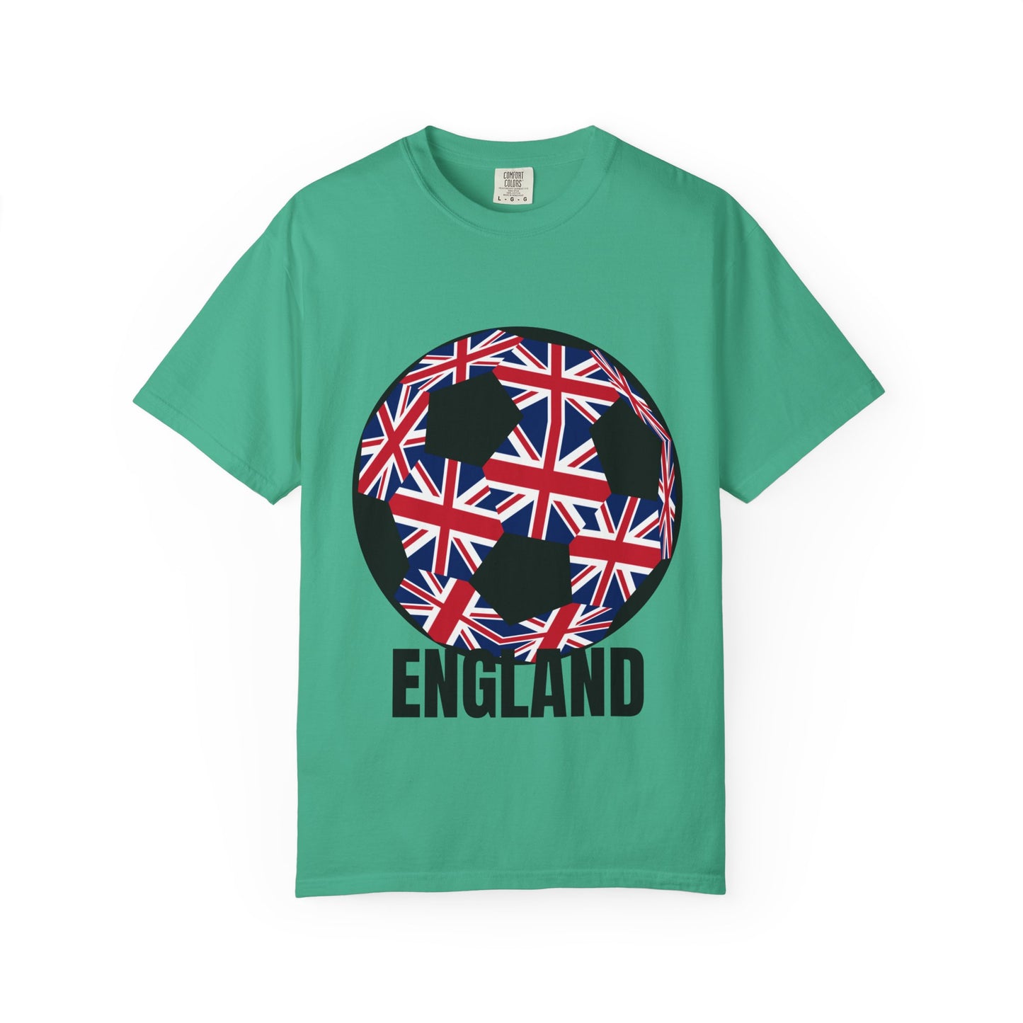 English Style Specialty Soccer Ball Design T Shirt