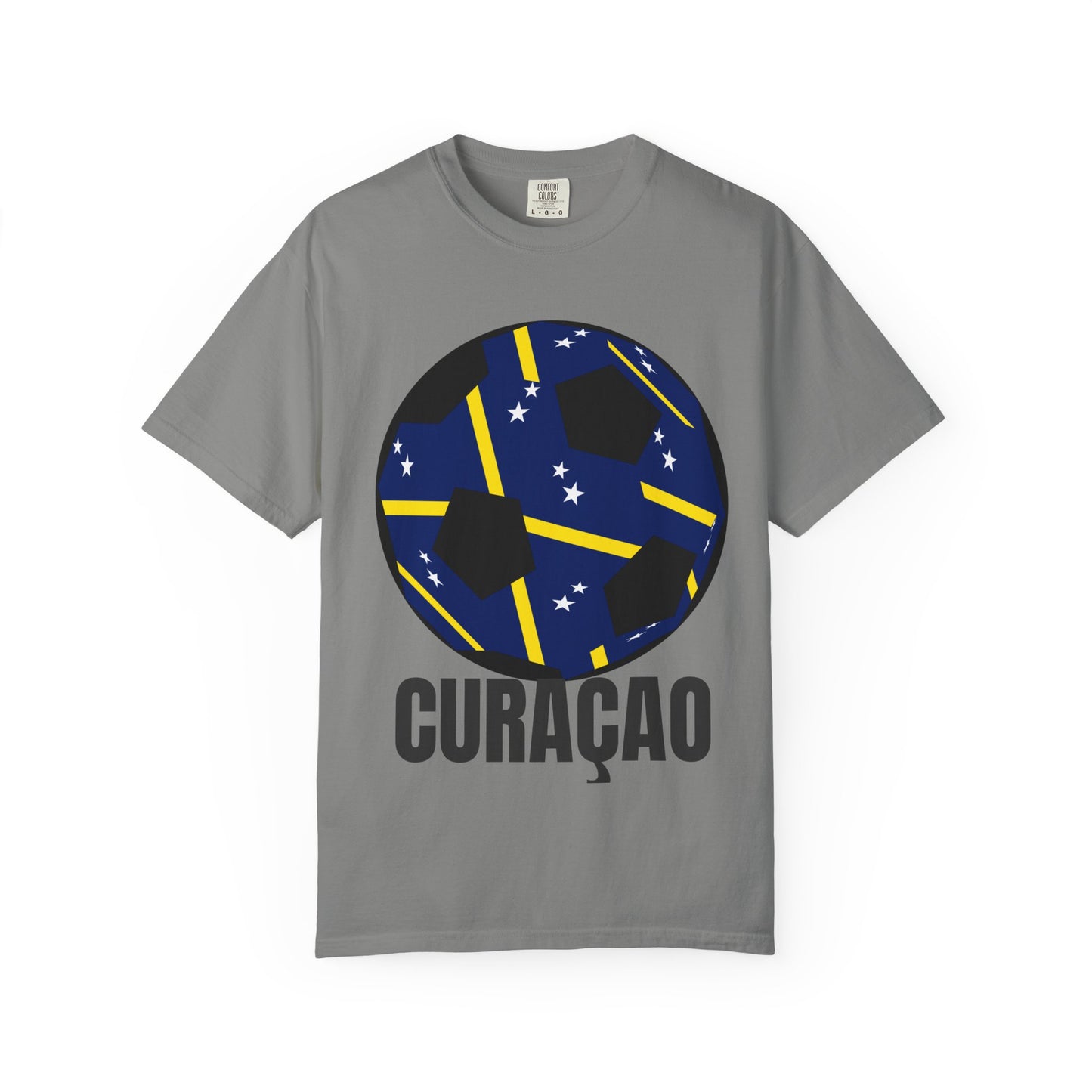 CURAÇAO Fan Specialty Soccer Ball Design T Shirt