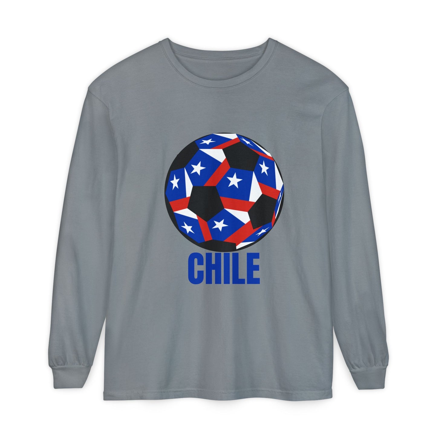 Chile Fan Specialty Soccer Ball Design Long Sleeve
