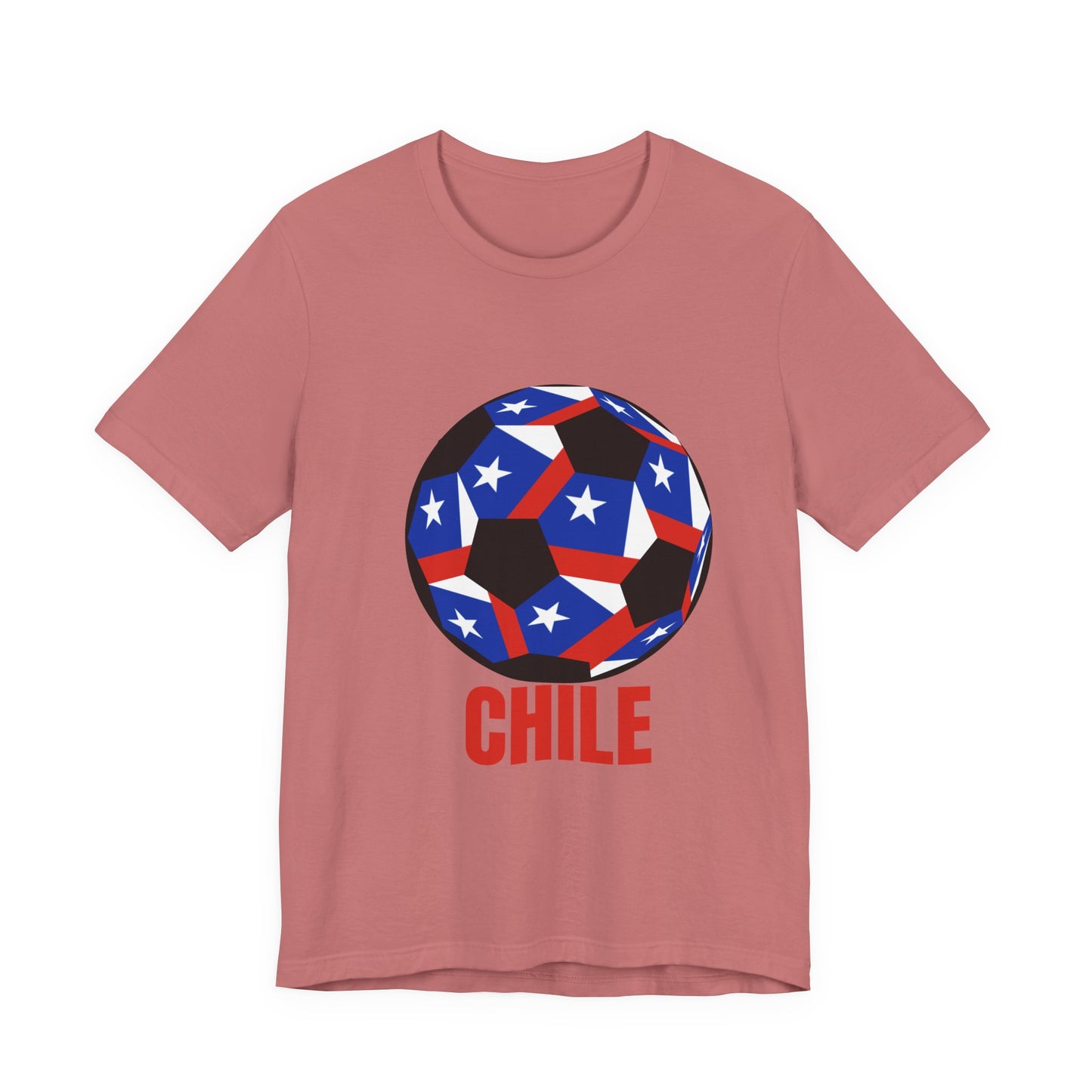 Chile Fan Specialty Soccer Ball Design T Shirt