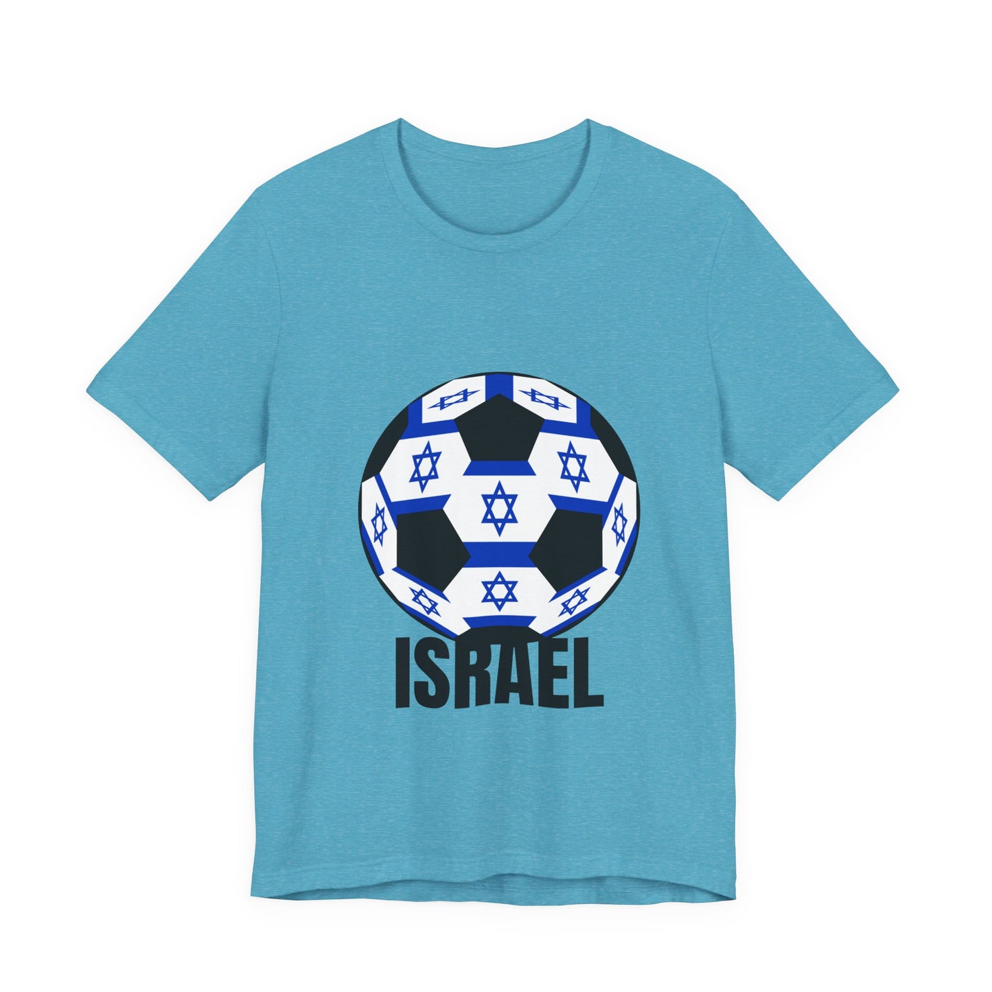 Israel Fan Specialty Soccer Ball Design T Shirt