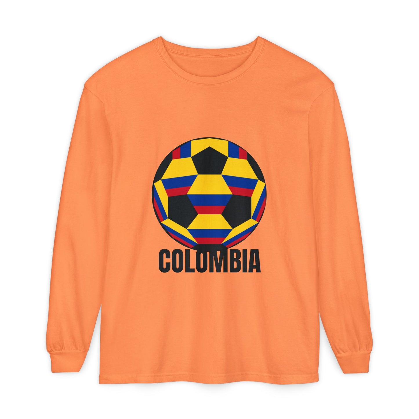 Columbia Fan Specialty Soccer Ball Design Long Sleeve Tee