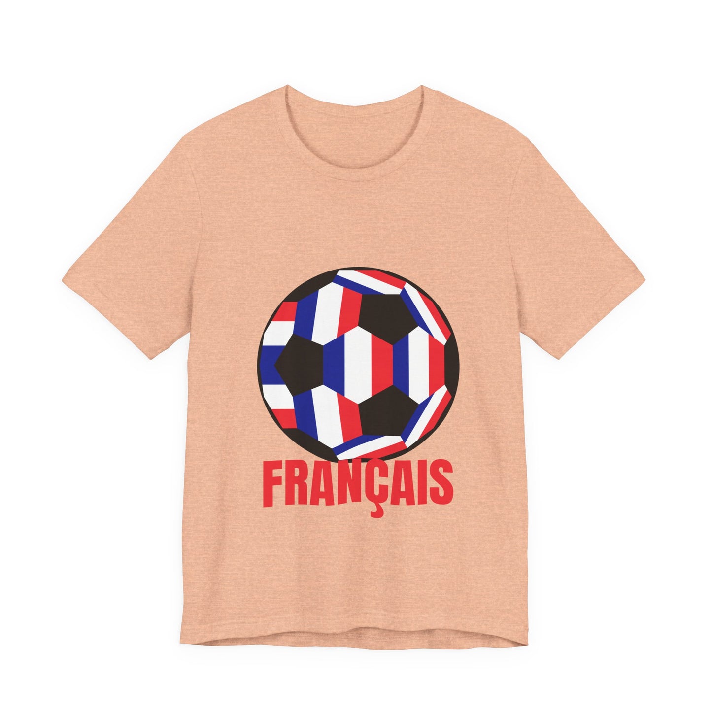 Francais Fan Specialty Soccer Ball Design T Shirt