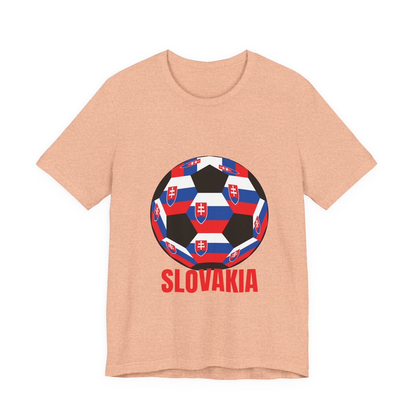 Slovakia Fan Specialty Soccer Ball Design T Shirt
