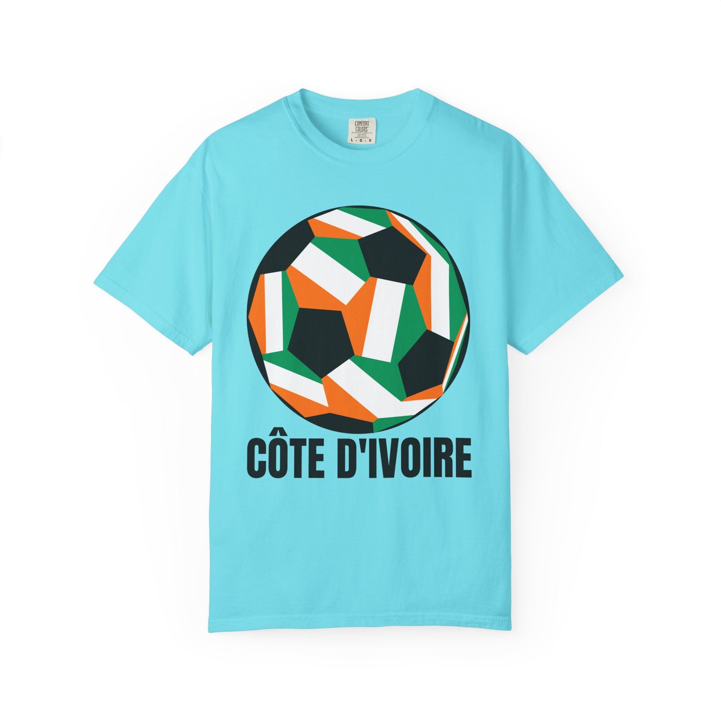 CÔTE D' IVOIRE Fan Specialty Soccer Ball Design T Shirt