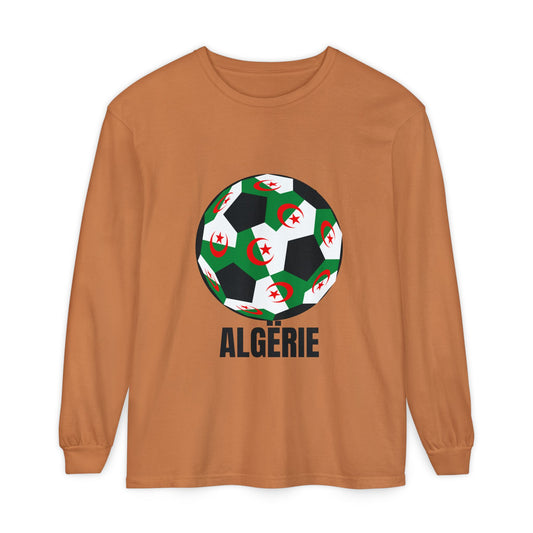 ALGËRIE Fan Specialty Soccer Ball Design T Shirt