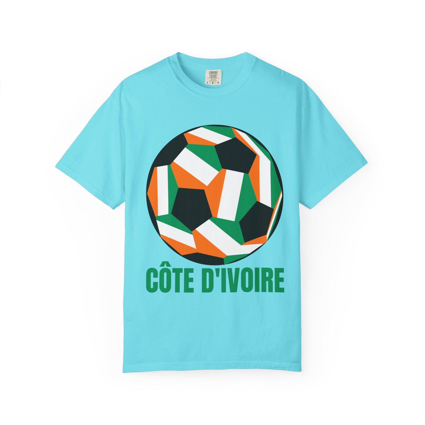 CÔTE D' IVOIRE Fan Specialty Soccer Ball Design T Shirt