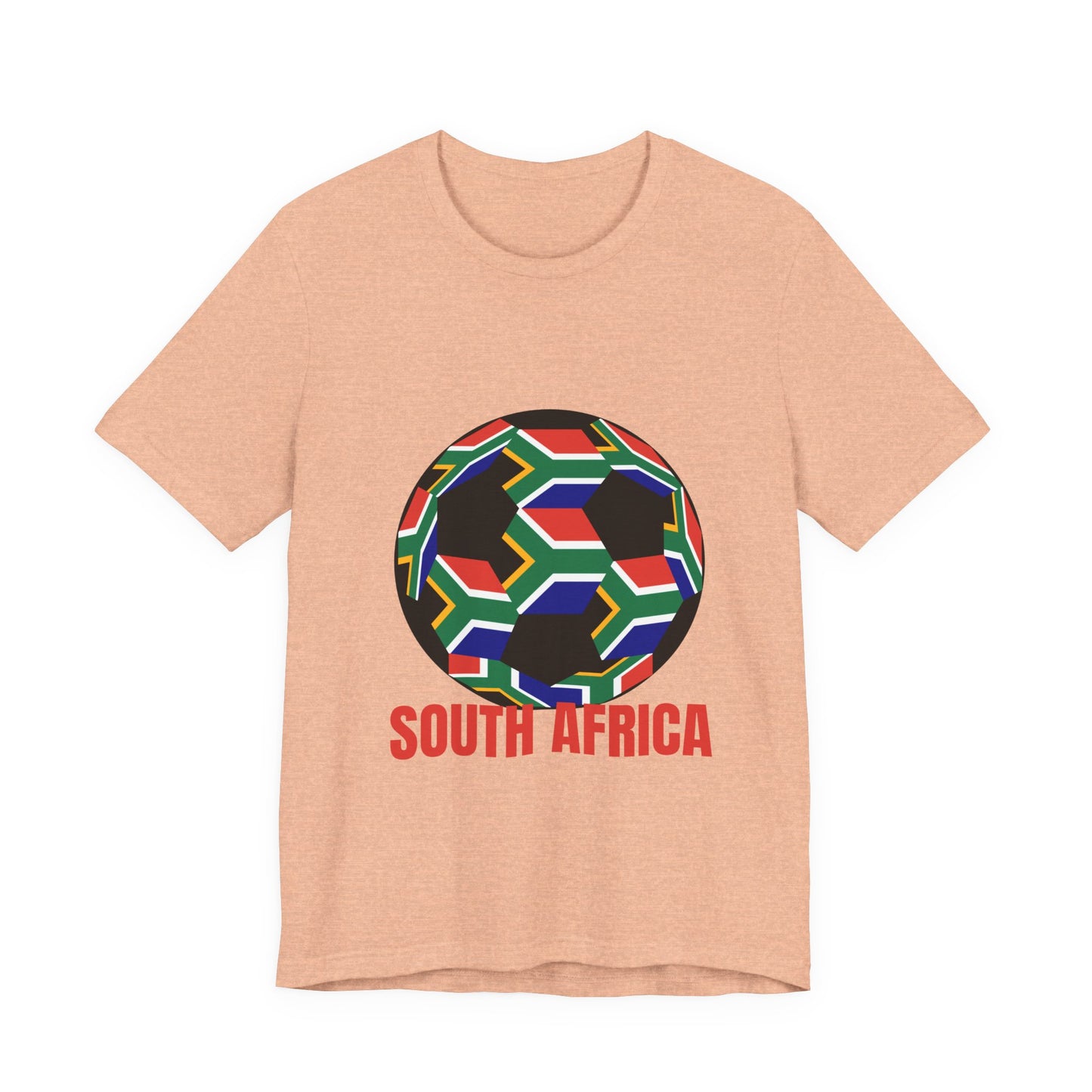 South Africa Fan Specialty Soccer Ball Design T Shirt