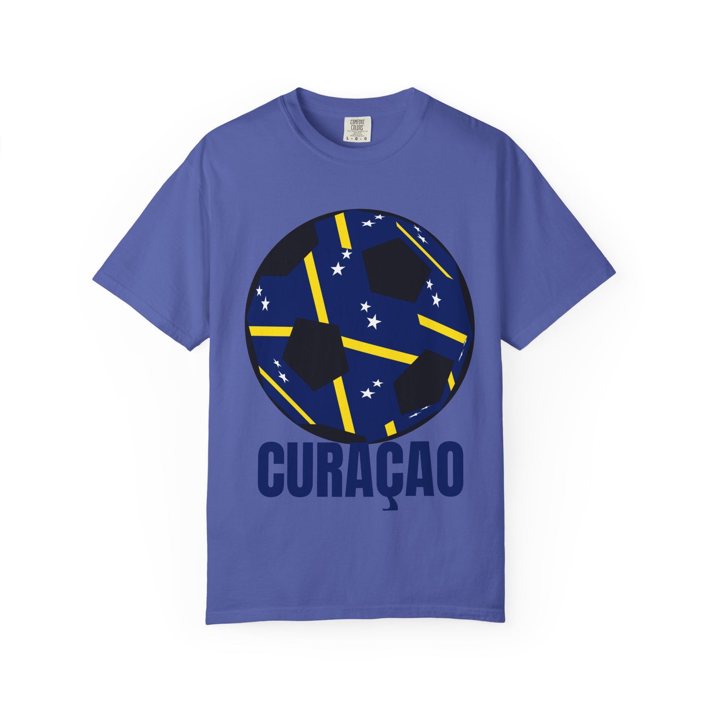 CURAÇAO Fan Specialty Soccer Ball Design T Shirt