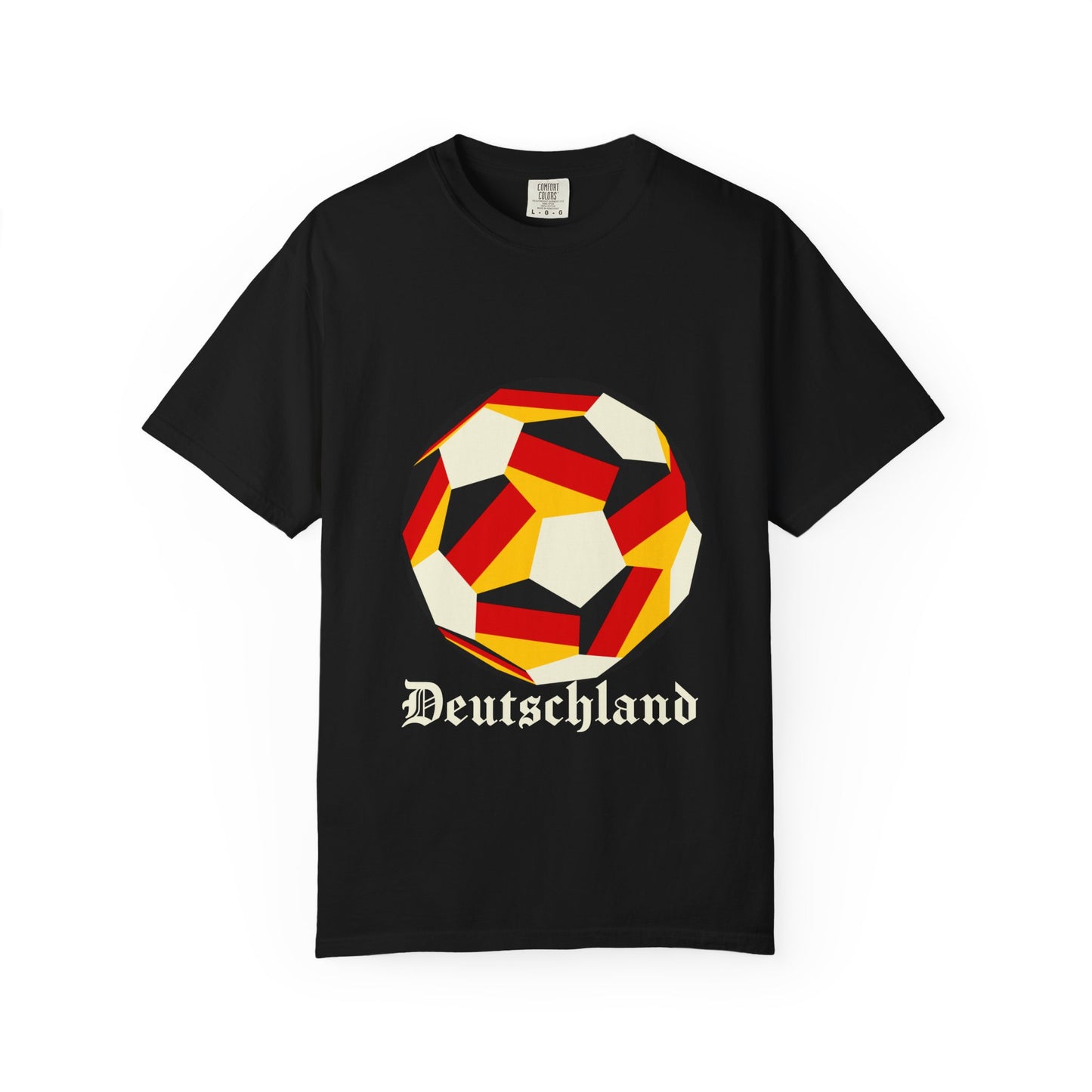 Deutschland Fan Specialty Soccer Ball Design T Shirt
