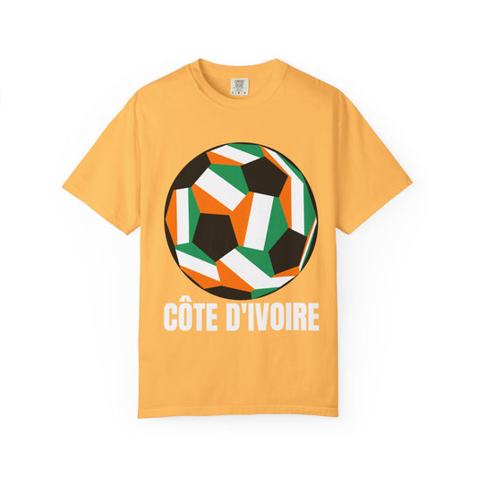 CÔTE D' IVOIRE Fan Specialty Soccer Ball Design T Shirt