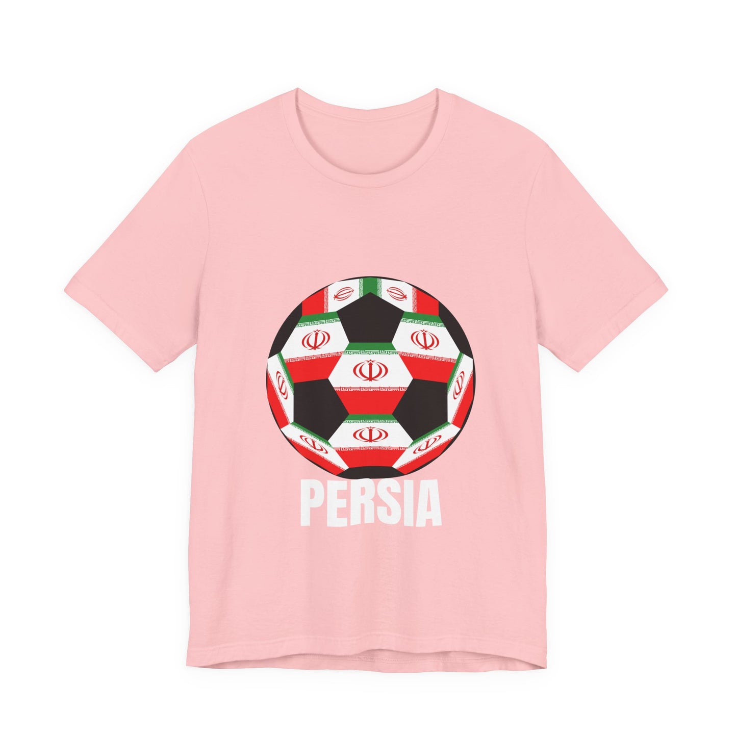 Persia Fan Specialty Soccer Ball Design T Shirt