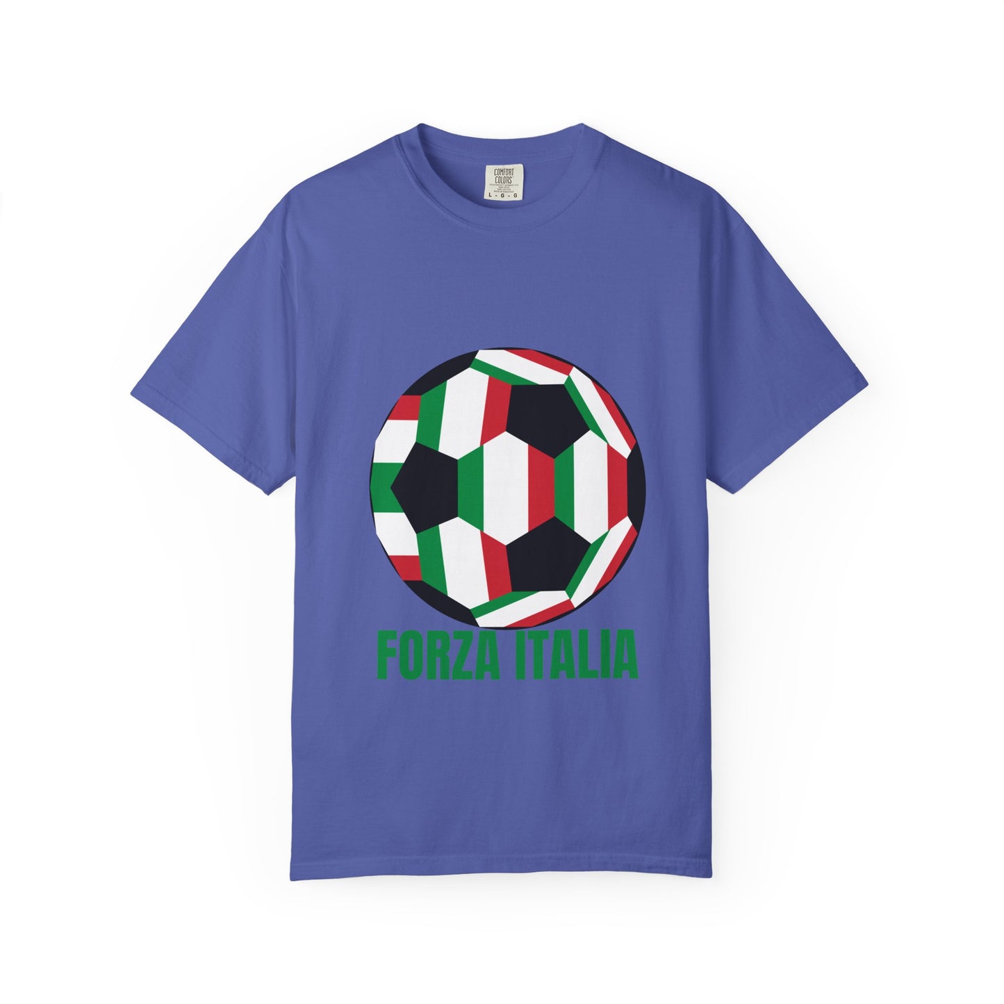 Forza Italia Fan Specialty Soccer Ball Design T Shirt