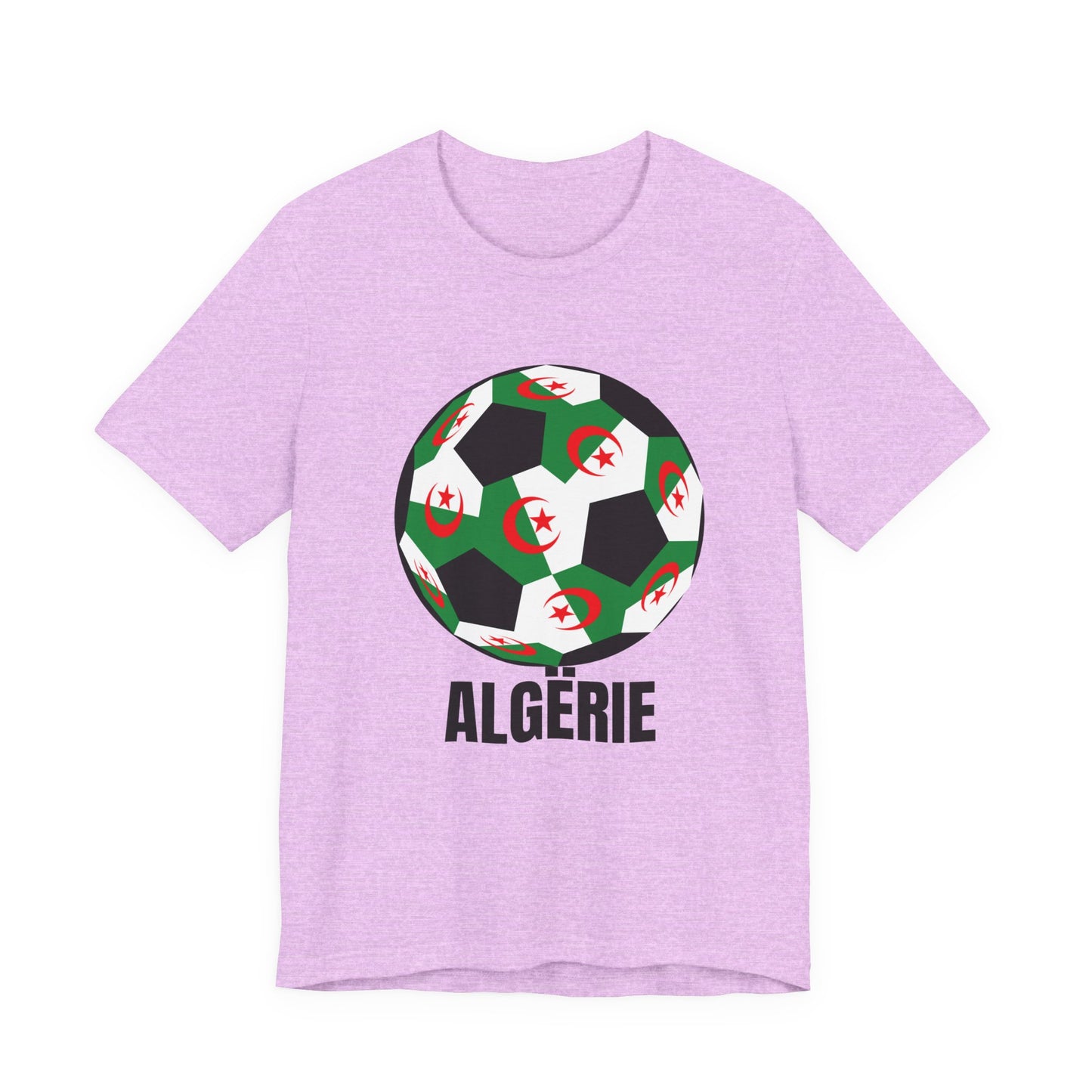 ALGËRIE Fan Specialty Soccer Ball Design T Shirt