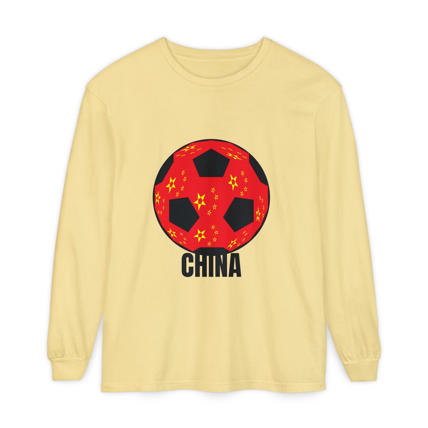 China Fan Specialty Soccer Ball Design T Shirt