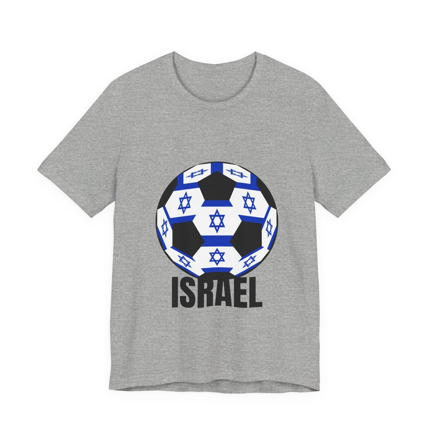 Israel Fan Specialty Soccer Ball Design T Shirt