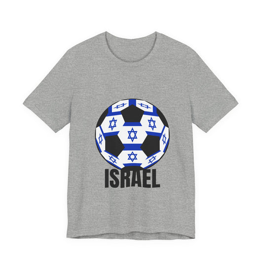 Israel Fan Specialty Soccer Ball Design T Shirt