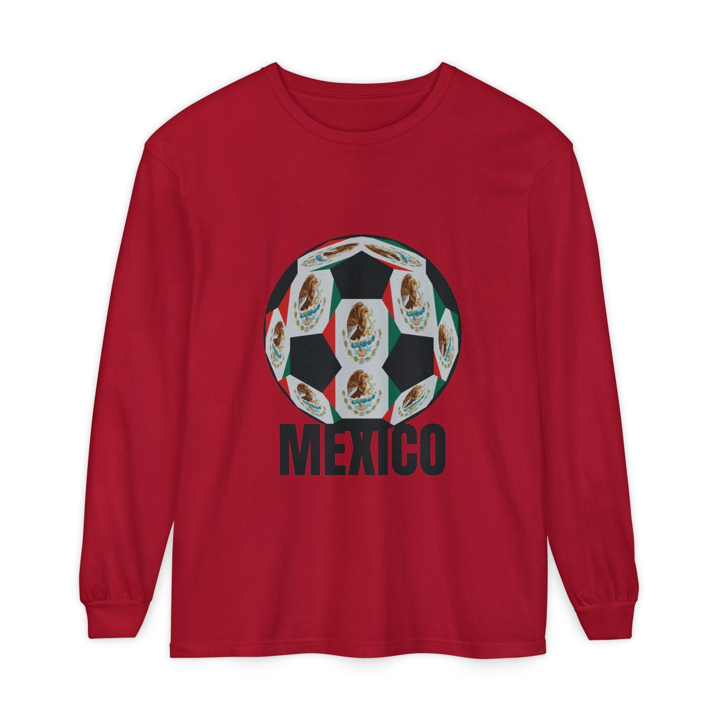 Fan Specialty Soccer Ball Design  Long Sleeve T-Shirt