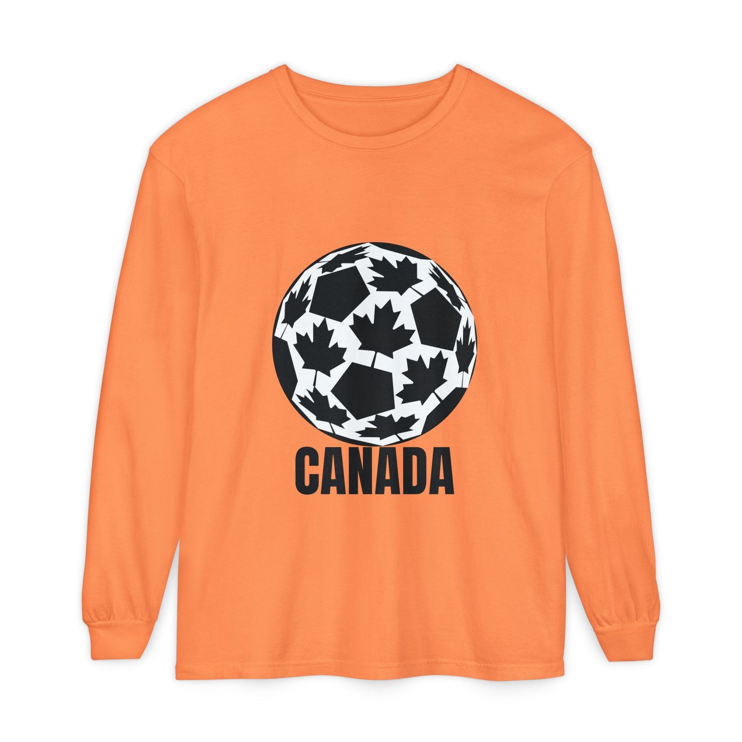 Canada Fan Specialty Soccer Ball Design Long Sleeve