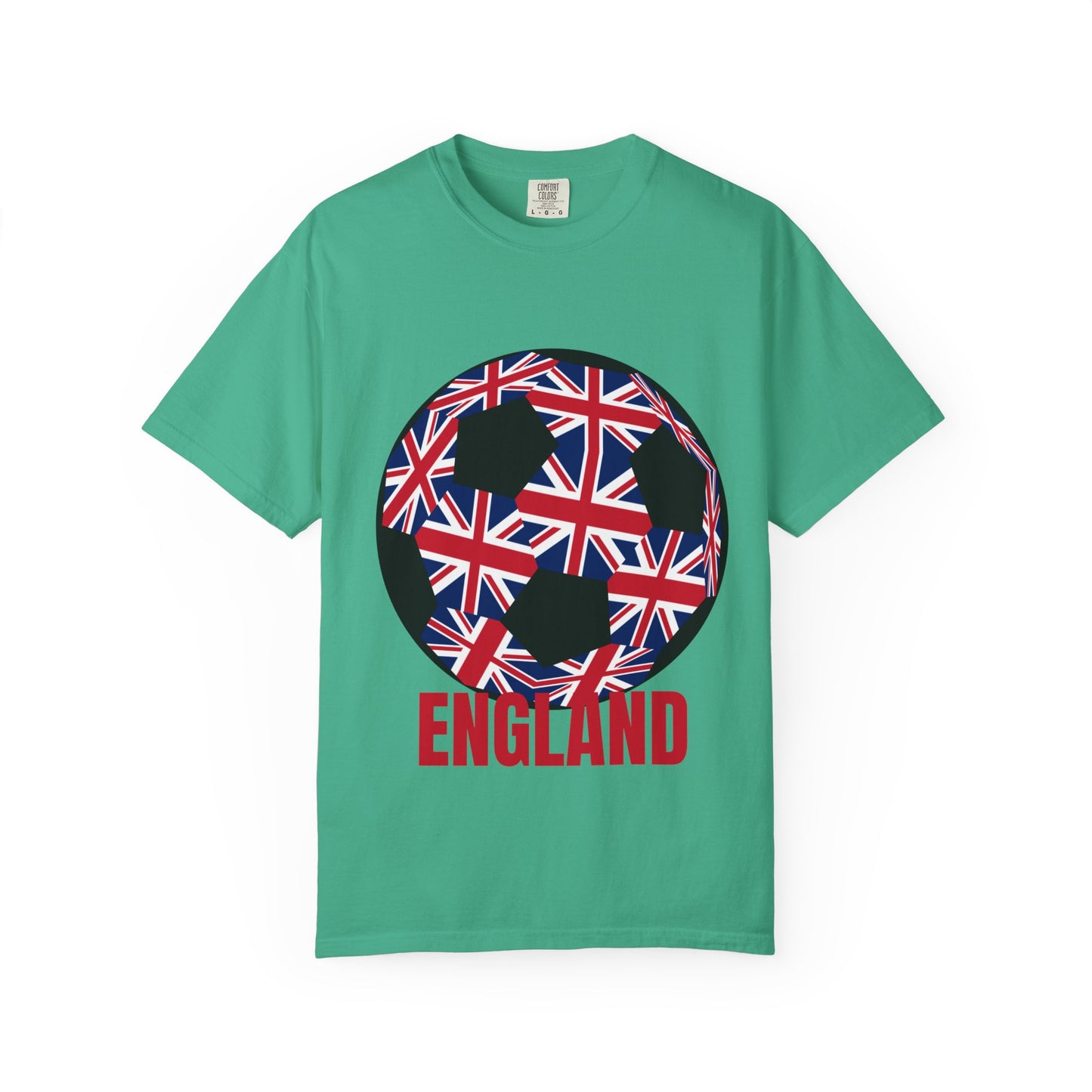 English Style Specialty Soccer Ball Design T Shirt