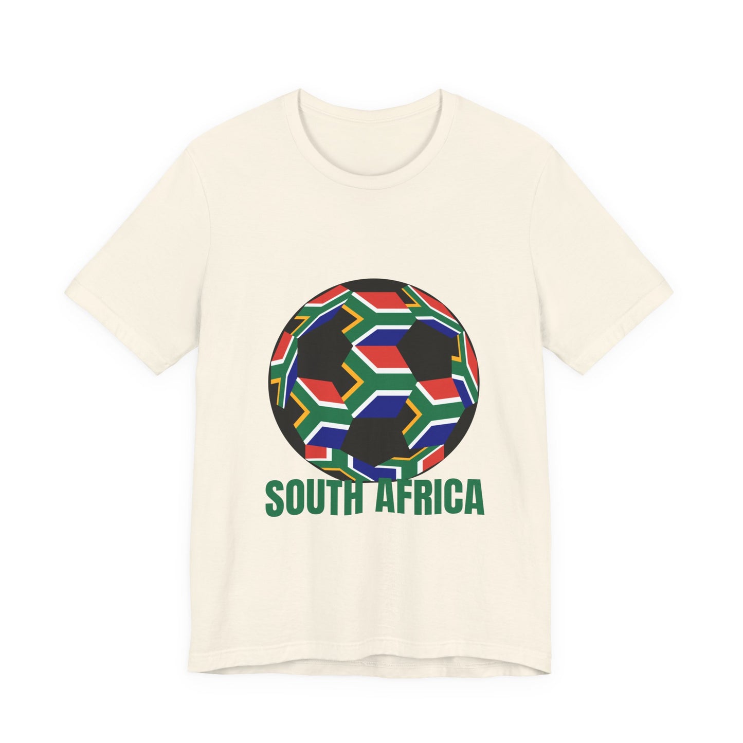 South Africa Fan Specialty Soccer Ball Design T Shirt