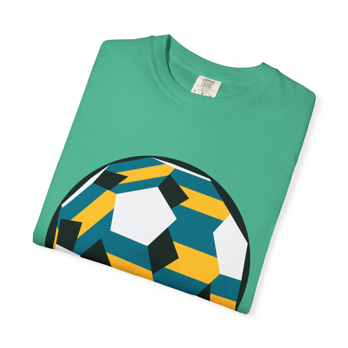Bahamas Fan Specialty Soccer Ball Design T Shirt